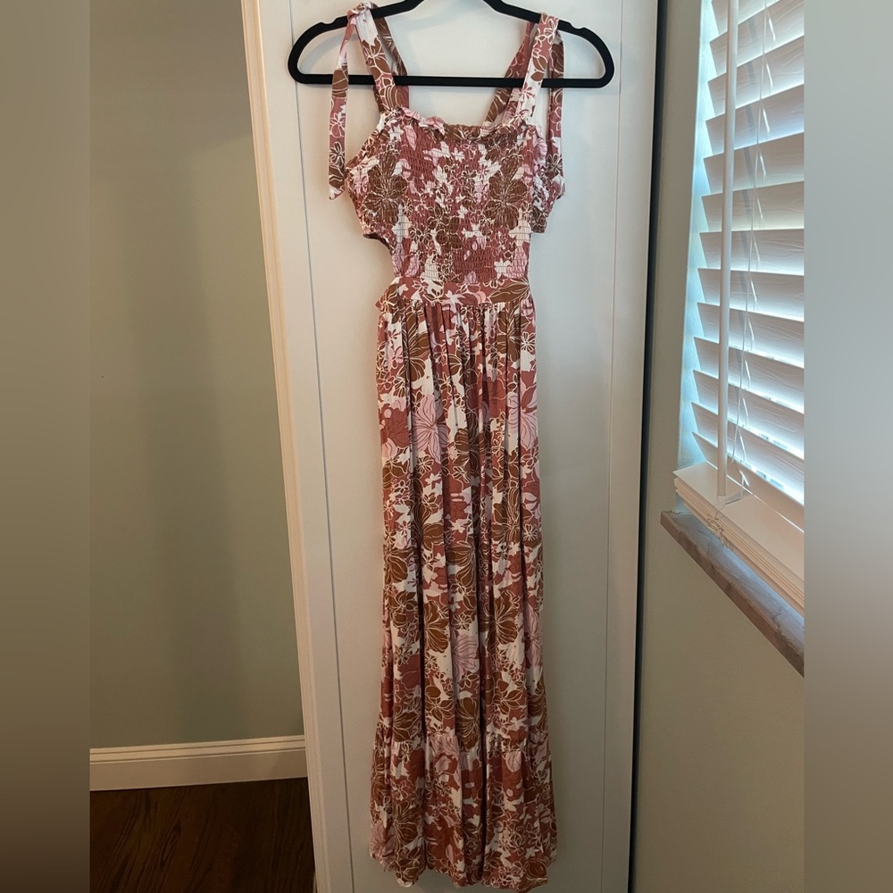 Floral print dress